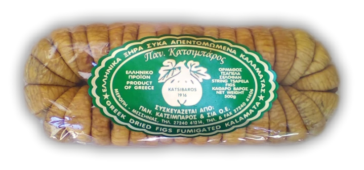 Kalamata Dried Figs String Tsapela, are run through natural strings with the traditional way, Net Weight 500 g